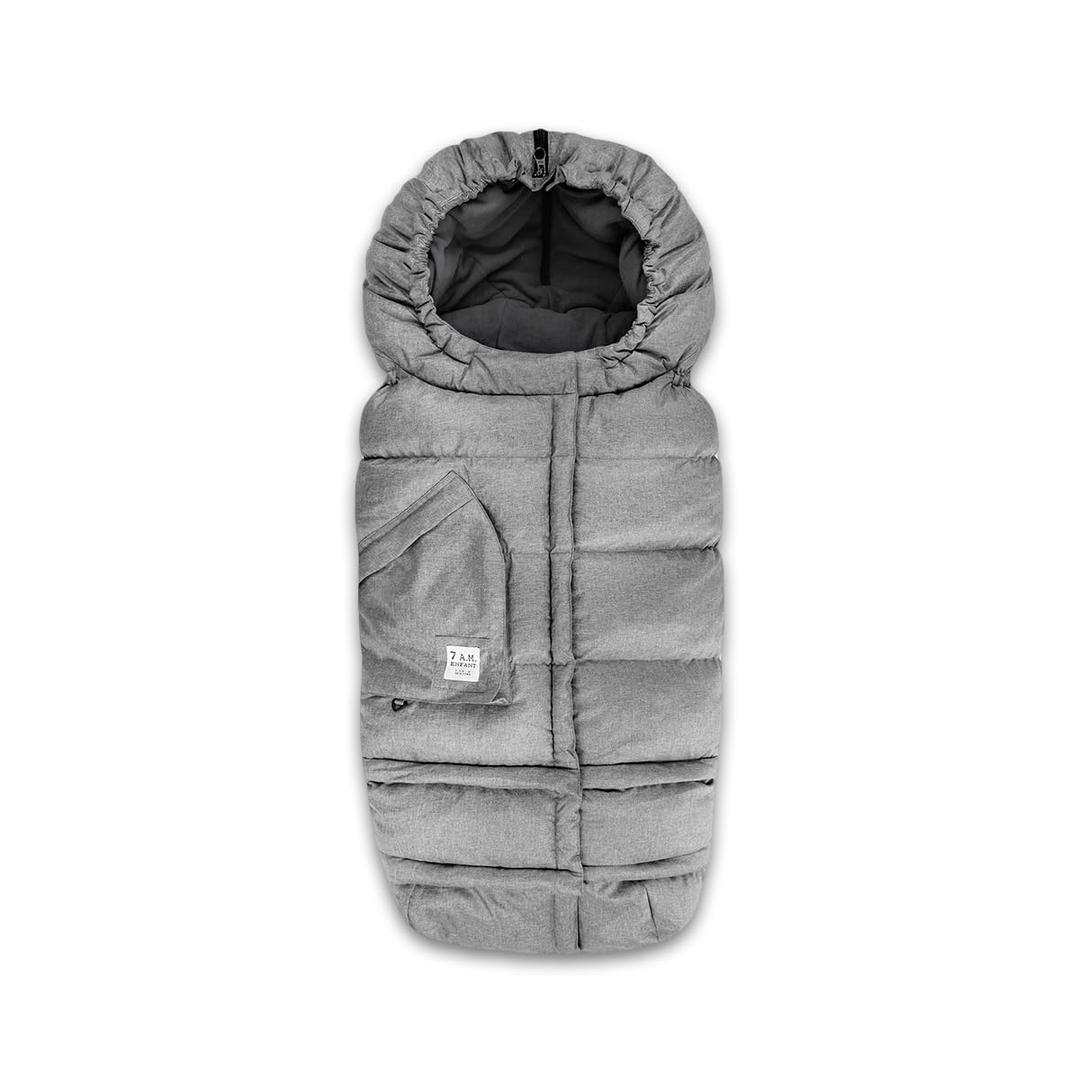 7AM Enfant Stroller Blanket 212 - Adjustable Baby Car Seat Zipped Blanket for Babies Winter, Unisex Multi Purpose Fleece Lined Warm Hooded Toddler Footmuff Water Repellent | (6M - 4T)