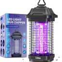 LiBa LED Bug Zapper Outdoor Indoor, Electric Mosquito Zapper Fly Trap Lamp, 10 Years Lifespan, 6.5ft Power Cord, Insect Killer Light for Home Yard Garden Patio Farm, High Voltage, IPX4 Rainproof