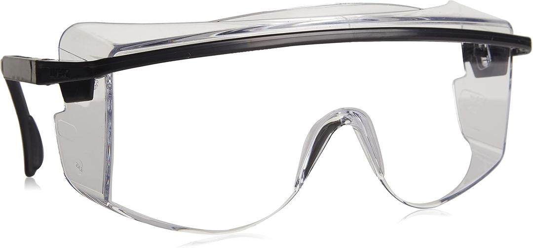 Honeywell Uvex by S2500C Astrospec OTG 3001 Safety Eyewear, Black Frame, Clear UV Extreme Anti-Fog Lens, S2500C Astrospec OTG 3001 Safety Eyewear, Black Frame, Clear UV Extrem