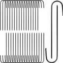 Black Galvanized Rebar Stakes, J Hook Ground Anchors for Trampoline, Fence, Camping Tent, 12 Inch, 36 Pack
