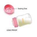 Matyz 4-PACK Breast Milk Collection And Storage Bottles (Pink, 6oz Each) - No BPA Breastmilk Storage Containers With Lids - Pumping Storage Bottles For Philips Avent Medela Spectra Breast Pumps