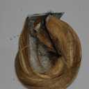 REECHO Invisible Wire Hair Extensions with Thinner Softer Lace Weft 12" Short Straight Clips in Secret Hairpiece for Women 12 Inch (Pack of 1) - Golden Blonde with Highlights