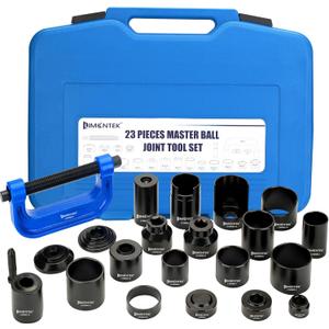 23Pcs Ball Joint Press Kit, Heavy Duty Master Ball Joint Removal Tool, U Joints and Brake Pins, Compatible with 2WD and 4WD Vehicles (Blue)