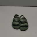 ChayChax Toddler Boys Girls Double Buckle Sandals Children's Adjustable Back Strap Water Sandal (Army Green) 4 Toddler