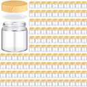 Norme 120 Pcs 4oz Glass Jars with Lids