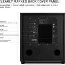 10" Powered Home Subwoofer, 300W RMS, High-Fidelity Bass, MDF Enclosure with Heat Sink