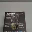 ZOHAN EM054 Electronic Shooting Ear Protection with Sound Amplification, Slim Active Noise Reduction Earmuffs for Gun Range (1pack - Army Green)