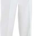 Red Kap Men's Wrinkle-Free Regular Fit Twill Blend Work Pants (29W x 30L, White)
