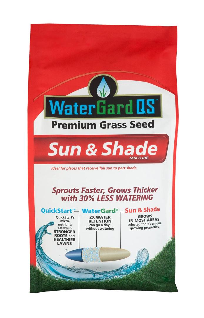 Mountain View Seeds WaterGard Sun and Shade Premium Grass Seed Mixture