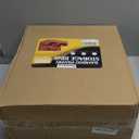 [Upgraded] 2-tier Stackable Bamboo Pantry Storage Bins, Potato and Onion Storage Baskets with Handles, Removable Divider, Pantry Organizer Holder for Kitchen, Office, Cabinet, Fruit Storage (Walnut)