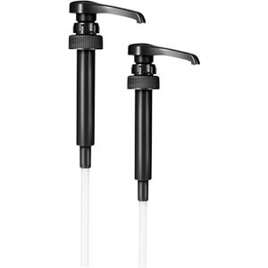 Syrup Pump Compatible with Torani, Davinci and Skinny (Set of 2) - fits Bottles (25.4 oz-750ml) (Black)