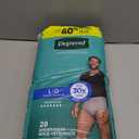 Depend Fresh Protection Adult Diapers, Incontinence Underwear for Men, Disposable, Maximum, Large, Grey, 28 Count