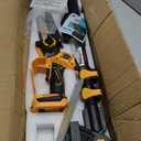 2-IN-1 Cordless 8-Inch Pole Saw & Chainsaw for De-WALT 20V MAX Battery - 1200W Brushless Motor, Total Reach of Max 15.9 FT, Lightweight, 8"&6"Electric Pole Saws for Tree Trimming Pruning (Tool Only)