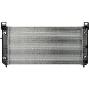 CU2370 Radiator 34’’ Compatible with Chevy Silverado Suburban Tahoe GMC Sierra Yukon Cadillac Escalade Hummer H2 4.3L 4.8L 5.3L 6.0L 6.2L with TOC and EOC Replace OE# GM3010274