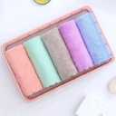 Coral Fleece Cleaning Dish Towel Set-12 x 12 Inch Gentle Coral Fleece Kitchen Cleaning Cloth Use Waxing Polishing & Clean Rags with Lint Free & Streak Free for Car