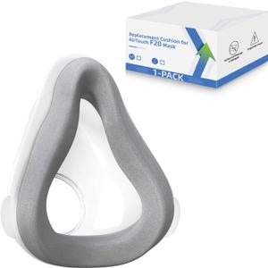 Replacement Cushion for AirTouch F20, FSA/HSA Eligible, Memory Foam Cushion Compatible with Original F20 Frame, Reliable Seal & Perfect Fit, Covers Nose and Mouth, 1Pack, Large
