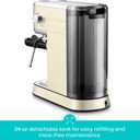CASABREWS CM5418 Espresso Machine 20 Bar, Small Espresso Maker with Milk Frother Steam Wand, Stainless Steel Espresso Coffee Machine with 34oz Removable Water Tank, Cafetera Espresso, Creamy