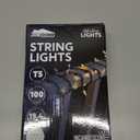 Joiedomi Clear Christmas String Lights Indoor,100 Count Mini White Fairy Light Outdoor,19.4 FT Decor for Patio Dorm Classroom Bedroom Holiday Wedding Party Garland Birthday Festival,Green Wire