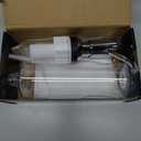 GAGALIFE Built in Sink Soap Dispenser or Lotion Dispenser for Kitchen Sink, Chrome ABS Pump Head, with 17 Ounce Large PET Soap Bottle