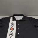 Men's Short Sleeve Button Down Bowling Shirts Hawaiian Casual Poker Symbols Printed Loose Fit Beach Aloha Shirt Black L