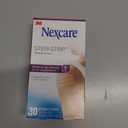 Nexcare Steri-Strip Wound Closure, Breathable Strips Hold Small Wounds Firmly Closed, Great After Sutures or Staples - 30 Wound Closures