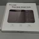 Ovutek Bathroom Scales Digital Weight, Topnotch Quality 450lb Weight Scale, Most Accurate to 0.05lb, Automatic Weighing Scale for Body Weight, Baby, Pet, Larger LED, Sturdy and Durable Base Machine (Black)