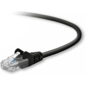Belkin 30ft CAT5E Black Patch Cord Snagless