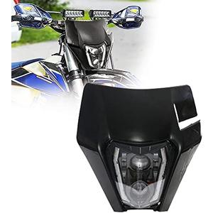 Amazon.com: JFG RACING Dirt Bike Headlight LED,Universal Motorcycle Head Light Kit for Most Pit Dirt Bike Motorcycle Enduro ATV CR CRF XR SX YZ YZF XCF EXC KX 125 150 250 300 350 450-Black : Automotive