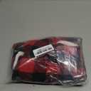 Malier Dog Winter Coat, Classic Plaid Fleece Dog Cold Weather Coats Pet Jacket with Pocket, Windprood Warm Coat Vest Pet Clothes Apparel for Small Medium Large Dogs (Red, Large)