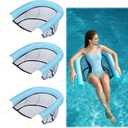 3 Pack Oversized Pool Noodle Chair-Allowed 3 Noodles-Pool Float Chairs Adult Kid Size Swimming Pools Noodles Floating Mesh Chair Sling Mesh Chair for Summer Pools Floaties(Noodle Not Included)