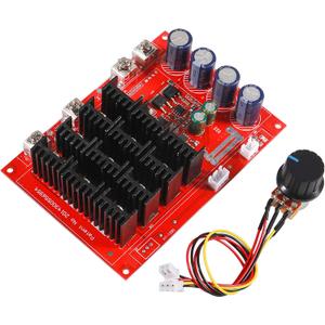 PWM DC Motor Speed Controller 10-50V 60A High Power HHO RC Driver Motor Controller PWM Controller Module 12V 24V 48V 3000W Extension Cord with Switch