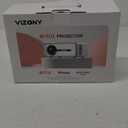 Mini Projector with WiFi and Bluetooth, 450ANSI 1080P FHD Home Movie Projector, Portable Outdoor Projector with 250" Display+Zoom, Compatible w/Phone//Laptop/TV Stick-Indoor&Outdoor