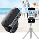 Wireless Phone Camera Remote Shutter with Zoom for iPhone Android, Bluetooth Phone Shutter Control with Front/Rear Camera Switch,Hands Free for Tiktok YouTube Photo & Video Recording Content Creator