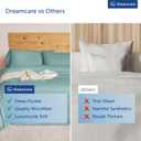 DREAMCARE King Size Sheets Set – 4 pcs Cooling Sheets – up to 21” Deep Pocket King Sheet Set – Hotel Luxury Sheets & Pillowcases – Superior Softness 100% Microfiber with Side Pocket - Spa Blue