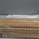LazBlinds 100% Blackout No Drill Bamboo Roman Shades, Cordless Bamboo Blinds for Indoor Windows, Room Darkening Shades for Home & Patio, Thermal Insulated, Brown206, 35" W x 48" H