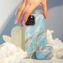 Sonix Case for iPhone 14 Plus | Compatible with MagSafe | 10ft Drop Tested | Ice Blue Marble