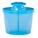 Dr. Brown's Travel Formula Dispenser with Lid, BPA Free - Blue - Holds 27oz (1-Pack, Blue)