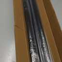 Tension Curtain Rod 51-165In(4.25-13.75Ft), Extra Long Outdoor Curtain Rod No Drilling for Window or Bathroom Patio, Adjustable Spring Shower Rod, Easy to Install Never Rust, Rod Diameter 1.26In-Black