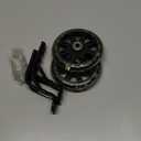 Pair of Bicycle Auxiliary Wheel Children's Bicycles Accessories For 12" 14" 16",Flash Training Wheels (Black)