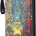 Pack of 20 DRZERUI Card Binder for YuGiOh Cards，9-Pockets Trading Card Binder with 40 Removable Sleeves, 9 Pocket Card Album Compatible for YuGiOh Cards（Model Y, Classic King）