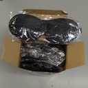 Bonuci 20 Pack Sleep Mask Blackout 3D Eye Mask for Ultralight Sleeping Night Blindfold Eye Covers with Adjustable Strap for Men Women Travel Gift Back and Side Sleeper (Black Bulk)