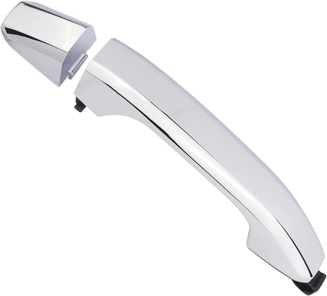 APPERFiT Exterior Door Handle Chrome for Rear Driver or Passenger Side Compatible with 2014-2020 Chevy Chevrolet Silverado Suburban Tahoe, GMC Sierra Yukon Door Parts 84711849