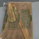 Noamus Silverware Caddy with Handle, Wooden Flatware Utensil Holder for Party, 4 Compartment Cutlery Organizer Napkin Storage for Countertop, Kitchen Bathroom Bedroom Decor, Camping Picnic