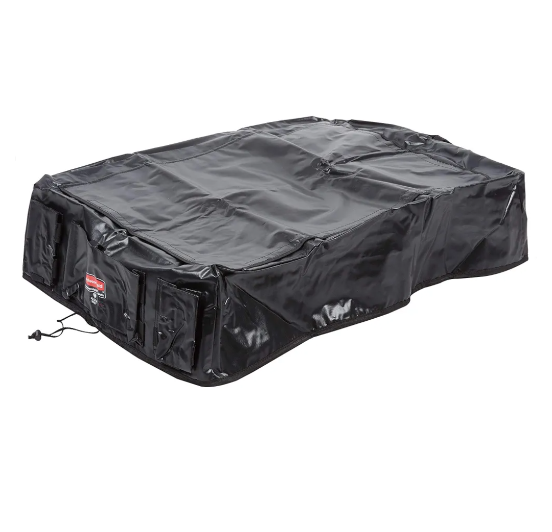 Commercial Products Store
Rubbermaid Commercial Products, Cover for Rubbermaid Collapsible 8 Bushel and Multi-Stream X-Cart with Quick-Access-Lid and Multiple Built-in-Storage Pockets, Large (1889864)