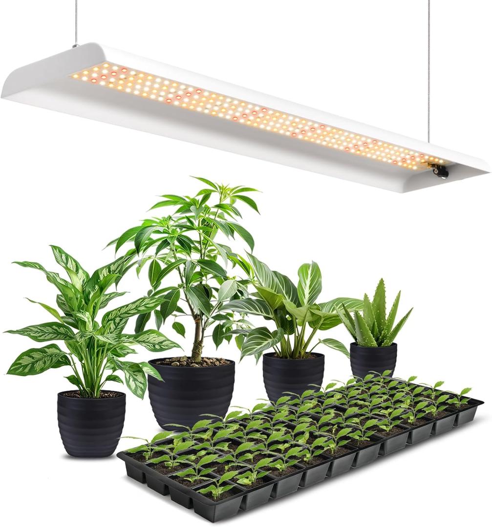 FOXGARDEN® 2025 Upgrade LED Grow Light Full Spectrum, 208 LEDs Plant Growing Lamp for Indoor Plants, Hanging Plant Light with 4/ 8/ 12H Timer, 6 Dimmable Levels for Seed Starting and Indoor Growing