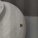 LB2 Large White Ceramic Vase, 11" Tall Zen Style Rustic vase, Terra Cotta Pitcher Vase, Distressed Farmhouse Decor, Pottery Decorative Flower for Home Decor (H 11" X 11")