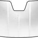 Windshield Sun Shade for Ford Focus 2012-2018. Reflective Aluminum Film Front Window Sunshade - BLAZBLOCK