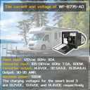 WF 8735 AD, WF 8735 P, 30Amp RV Power Converter, Intelligent Detect of Lead Acid, Lithium, 3 Level Charging, 30/35 Amp DC Output, Fit for RV, Campers, Travel Trailers, Caravans