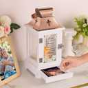 Memorial Gifts for Loss of Mom, Memorial Lantern with Drawer for Keepsakes, Loss of Mother Sympathy Gifts, Bereavement Gifts in Memory of Mom