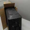 Diandian 2U Rack Case Shallow 11" Depth, 19" Rackmount Flight Case, Watertight Dust-Proof, Shock Mount for Amplifier, Pro Audio, DJ Mixer, Effects with Microphone Compartments